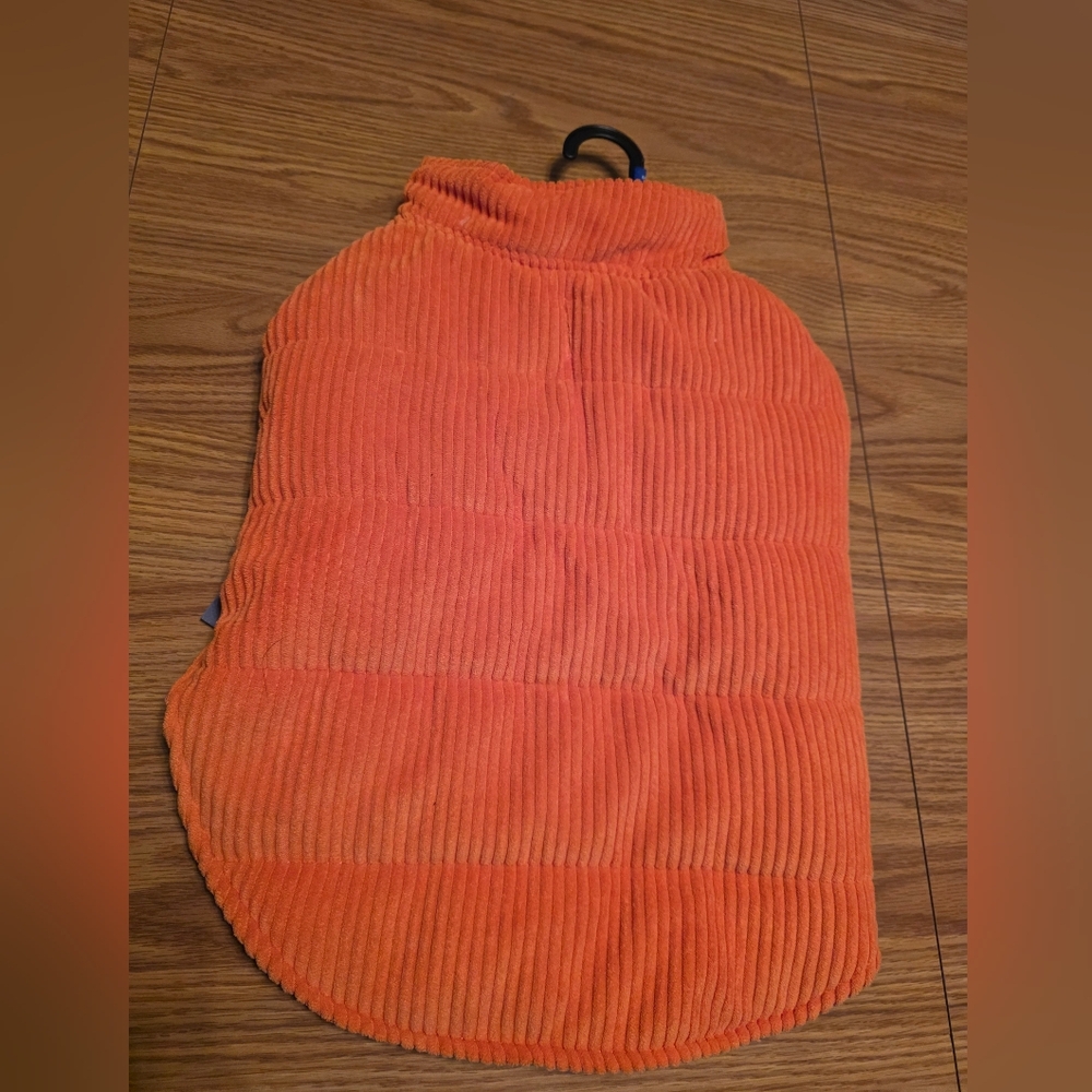 Berkshire Vibrant Orange Corduroy Dog Coat